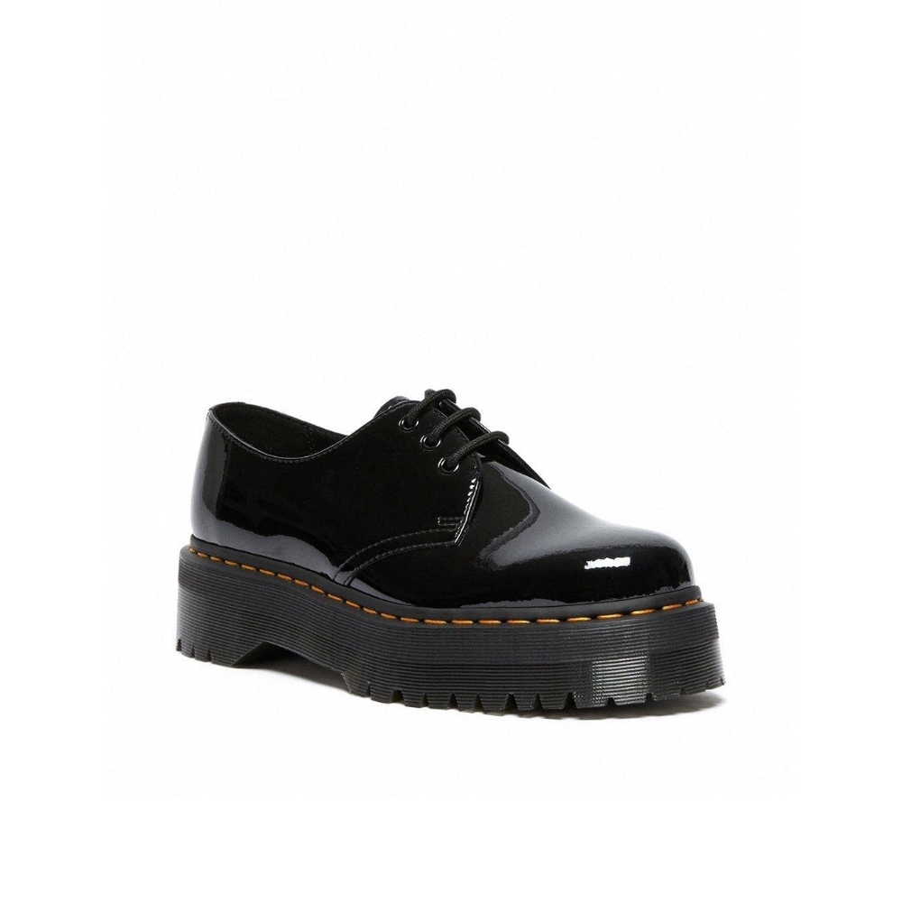 Doc Martens 1461 Patent Leather Oxford Quad Platform Boots